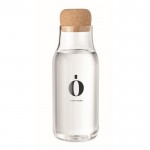 Botellas personalizadas tapón de corcho de color transparente vista principal