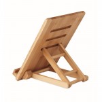 Soporte para tablet en bambú de color madera tercera vista