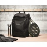 Mochilas personalizadas para deporte de color negro vista bodegón principal