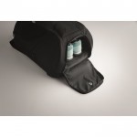 Mochilas personalizadas para deporte de color negro vista fotografía
