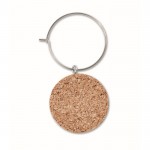 Marcadores para copas personalizados de color madera sexta vista