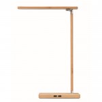 Lámpara de sobremesa con cargador color madera septima vista