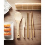 Kit de piezas para hacer sushi color beige vista bodegón principal
