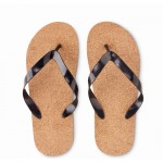 Chanclas de playa personalizadas color negro primera vista