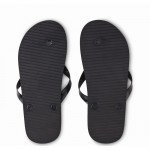 Chanclas de playa personalizadas color negro segunda vista