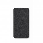 Funda para gafas de fieltro color gris oscuro