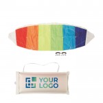 Cometa de kite con estética arco iris vista principal