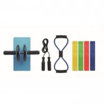 Set de fitness con 8 accesorios color negro primera vista