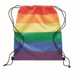 Mochila de cuerdas arco iris color multicolor segunda vista