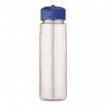 Botella con boquilla plegable color azul real cuarta vista