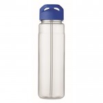 Botella con boquilla plegable color azul real sexta vista