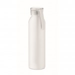Botella de aluminio antifugas color blanco