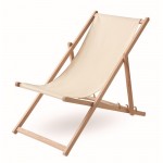 Sillas de playa de madera color beige