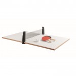 Kit de ping pong con red enrollable color negro cuarta vista