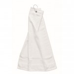 Toalla de golf con anilla algodón 350 g/m2 color blanco