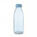 Botella de RPET libre de BPA color azul claro transparente