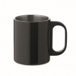 Taza de acero inoxidable de doble pared color negro