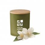 Velas con aroma a plantas y tapa vista principal