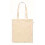 Bolsa de algodón orgánico color natural segunda vista