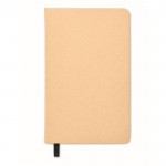 Libreta ecológica personalizada con semillas color beige primera vista