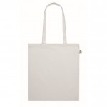 Bolsa de algodón orgánico asas largas 180 g/m2 color blanco primera vista
