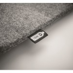 Bolsa de fieltro para portátil de 15'' color gris vista detalle 4