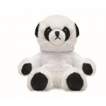 Osito de peluche panda con sudadera color blanco segunda vista