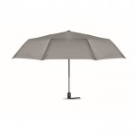 Paraguas plegable de 27'' antiviento color gris