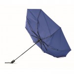 Paraguas plegable de 27'' antiviento color azul real tercera vista