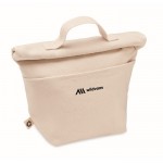 Bolsa nevera de algodón reciclado color beige vista principal