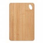 Tabla de cortar grande con agujero color madera segunda vista