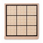 Juego sudoku en madera color madera quinta vista