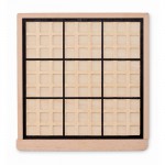 Juego sudoku en madera color madera quinta vista