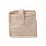 Bolsa térmica de algodón 280 g/m2 color beige sexta vista