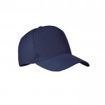 Gorra de béisbol de 5 paneles color azul marino