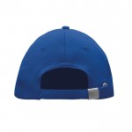 Gorra de béisbol de 5 paneles parte trasera