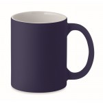 Taza de cerámica mate color azul ultramarino