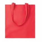 Bolsa de algodón ecológico en color rojo