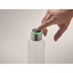 Botella de tritán con aviso de hidratación color transparente vista detalle 3