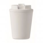 Vaso térmico take away reciclado color blanco segunda vista