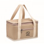Bolsa nevera de canvas 320 g/m2 color beige vista principal