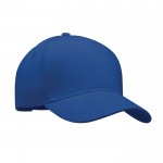 Gorra de béisbol con sarga gruesa color azul real