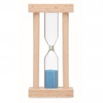 Reloj de arena de madera color madera tercera vista