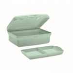 Fiambrera para niños de PP reciclado con cierre de clic 700ml color verde menta tercera vista