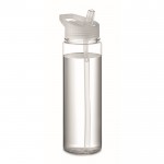 Botella de Tritan Renew™ antifugas con pajita para deporte 650ml color transparente segunda vista