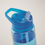 Botella de Tritan Renew™ antifugas con pajita para deporte 650ml color azul vista fotografía tercera vista