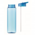Botella de Tritan Renew™ antifugas con pajita para deporte 650ml color azul sexta vista