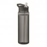 Botella de Tritan Renew™ antifugas con pajita para deporte 650ml color gris segunda vista