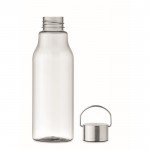 Botella de Tritan Renew™ antifugas con tapa con asa de acero 800ml color transparente cuarta vista