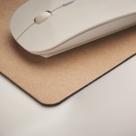 Alfombrilla para ratón de papel reciclado con base antideslizante color beige vista fotografía sexta vista